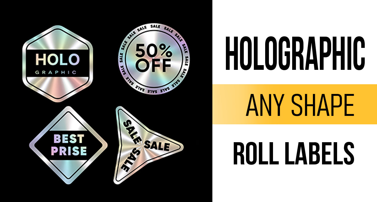 Custom Rolled Labels - Holographic