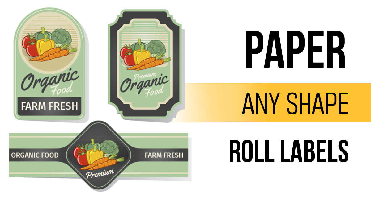 Custom Rolled Labels - Paper