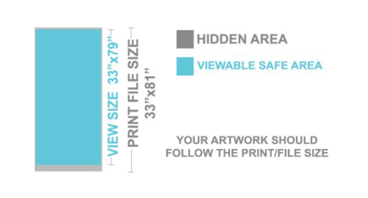 33x81" | Double Sided Retractable Stand