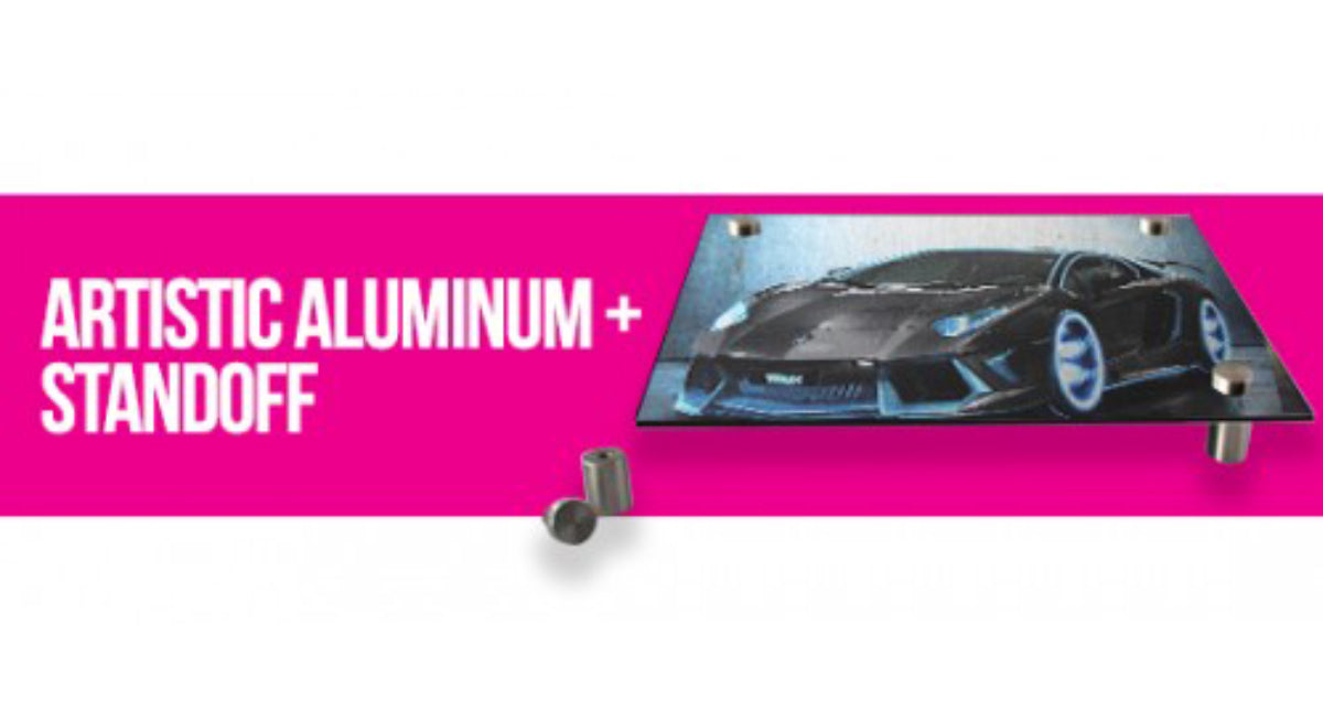 Artistic Aluminum + Standoff