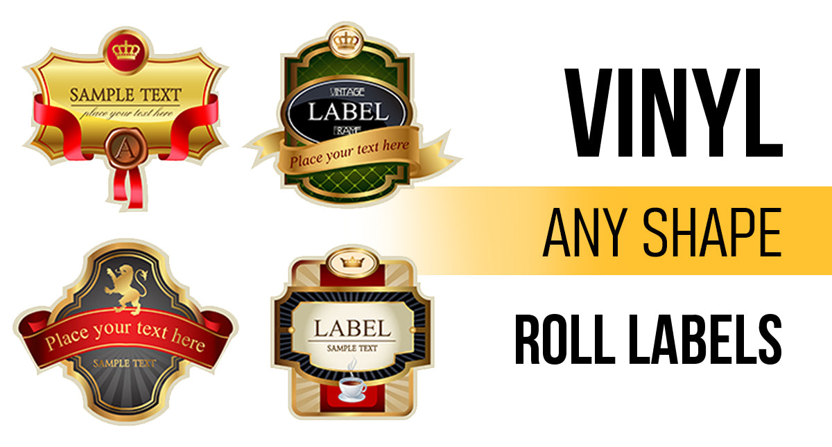 Custom Rolled Labels - Vinyl